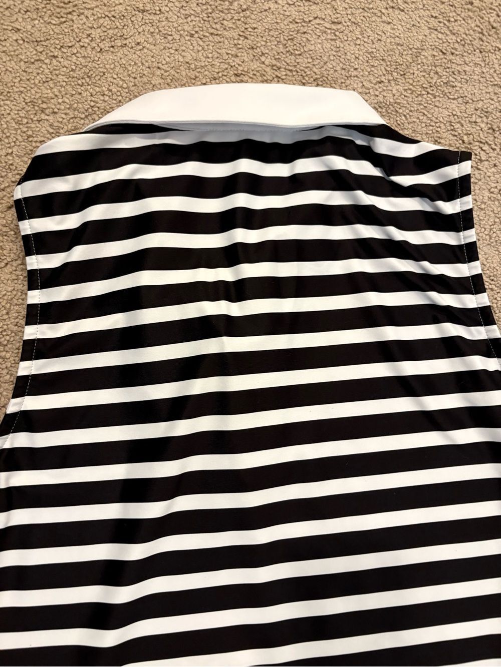 Smith & Quinn Alice Stripe Sleeveless Polo Athletic Tank Top Womens Size Medium - Picture 7 of 9